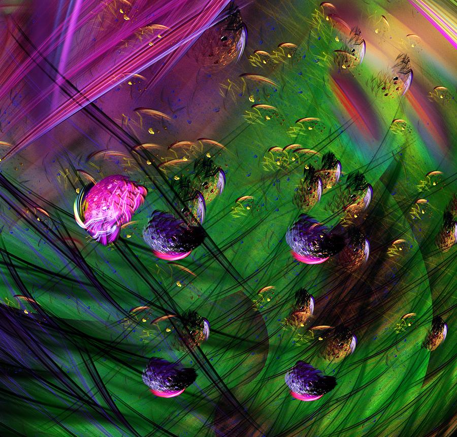 Diving The Reef Series - Hallucinations Digital Art by David Lane