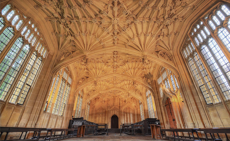 Divinity School, Oxford Photograph by Carol Berget
