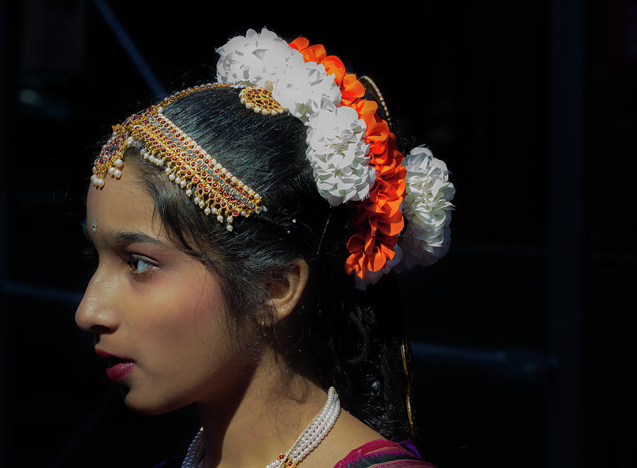 Diwali Festival NYC 2017 Female Dancer Photograph by Robert Ullmann