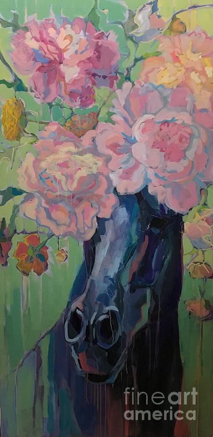 Horse Painting - Dixie Rose by Kimberly Santini