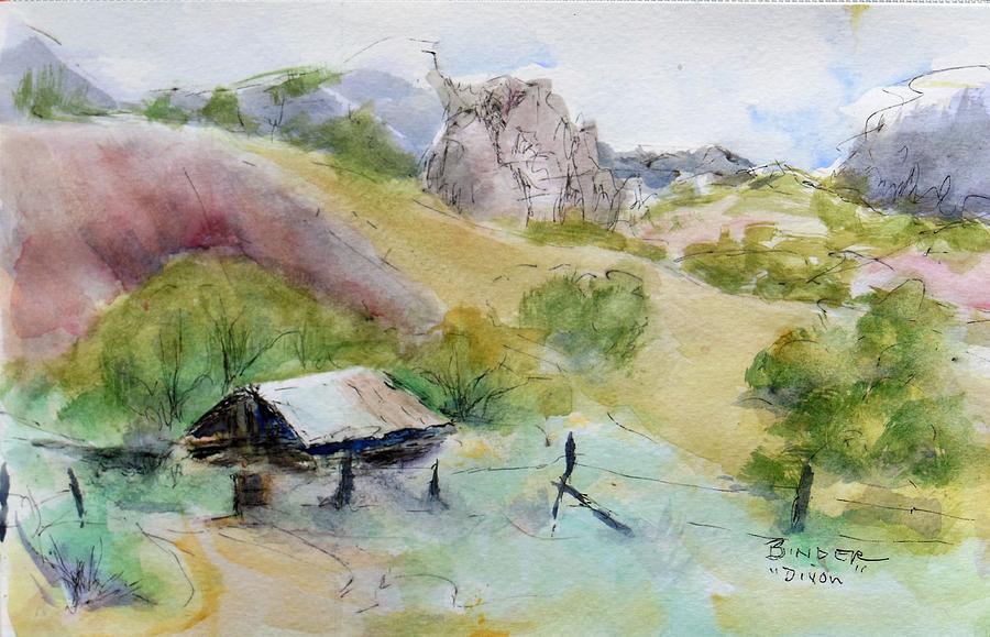 Dixon Painting - Dixon, New Mexico in the spring by Diane Binder Dixon Painting - Dixon, New Mexico in the spring by Diane Binder