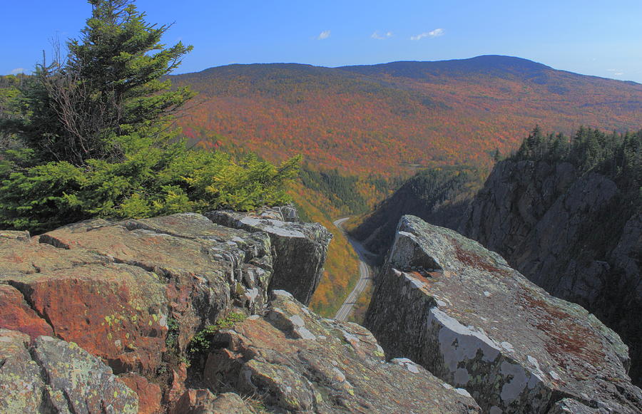 Dixville Notch View from Table Rock Photograph by John Burk