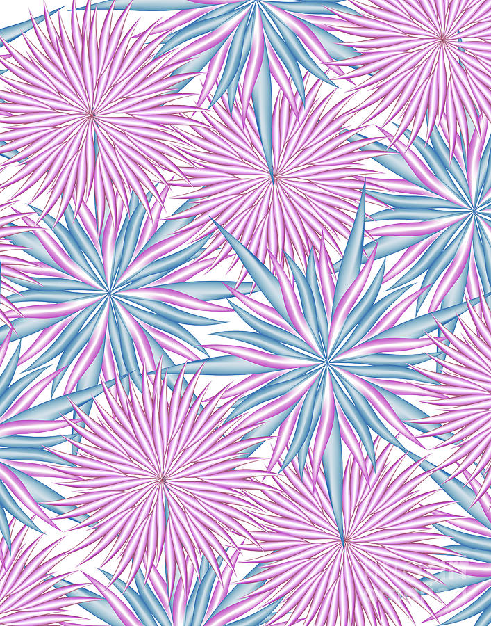 Dizzy Pink Paper Digital Art by JamieLynn Warber