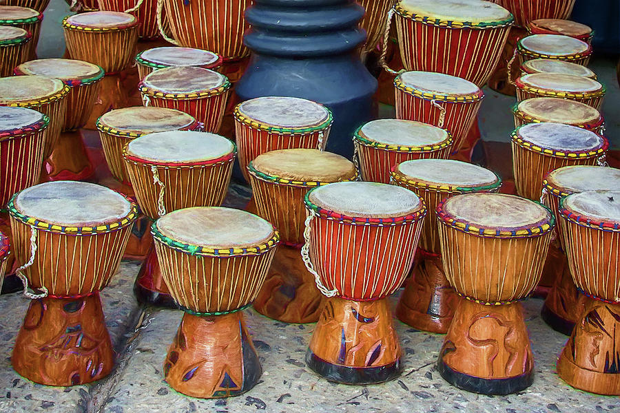 Djembe Drums Photograph by John Haldane