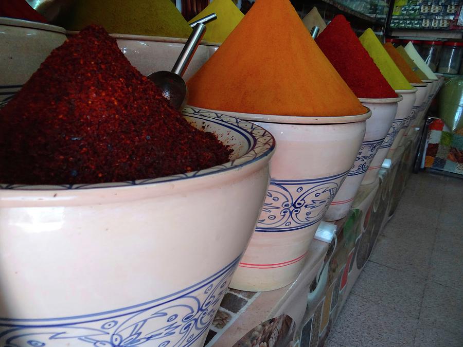 Unschooling Photograph - Djerba Spices in pots by Exploramum Exploramum