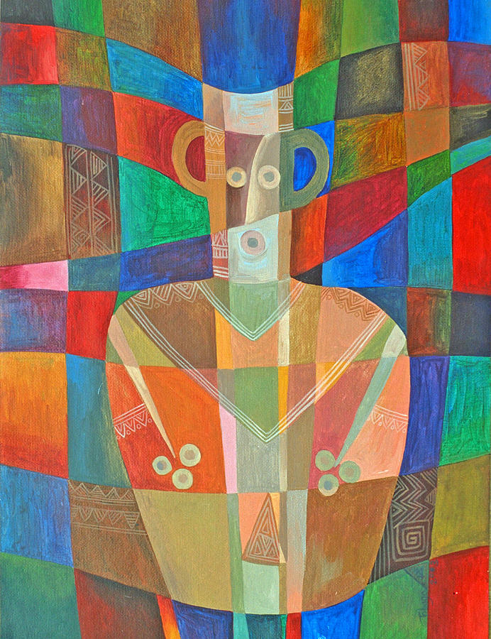 Djinni in Ancient Vase Painting by Jennifer Baird Djinni in Ancient Vase Painting by Jennifer Baird