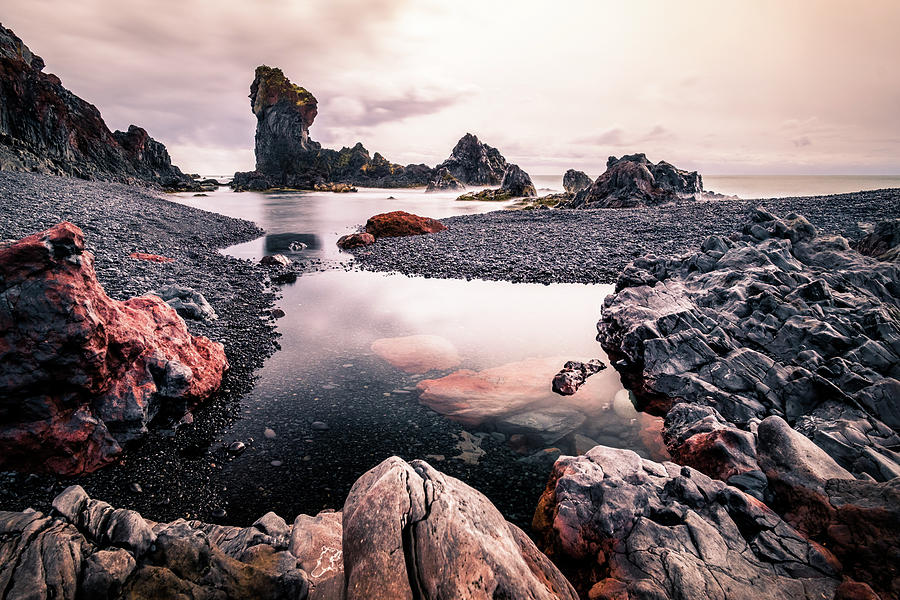 Djupalonssandur beach - Iceland - Travel photography Photograph by Giuseppe Milo