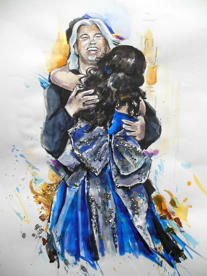 Opera Painting - Dmitri and Anna by Lucia Hoogervorst