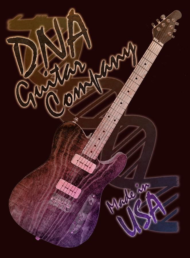 DNA Guitar Company T Shirt 2 Photograph by WB Johnston