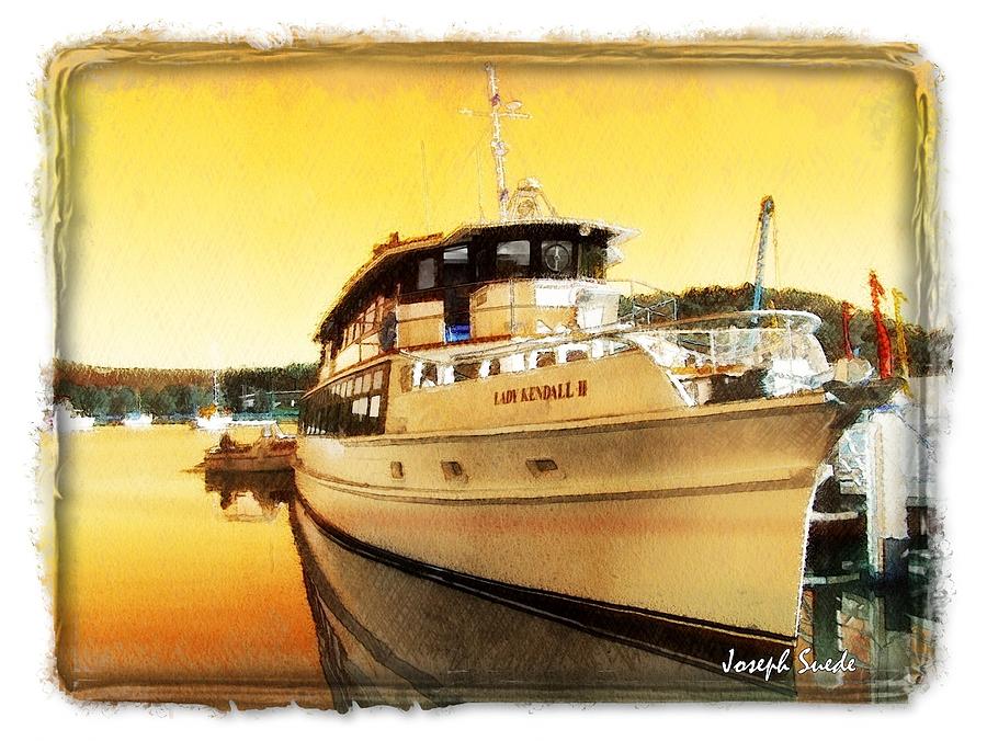 Sunset Photograph - DO-00234 Lady Kendall in Sunset by Digital Oil