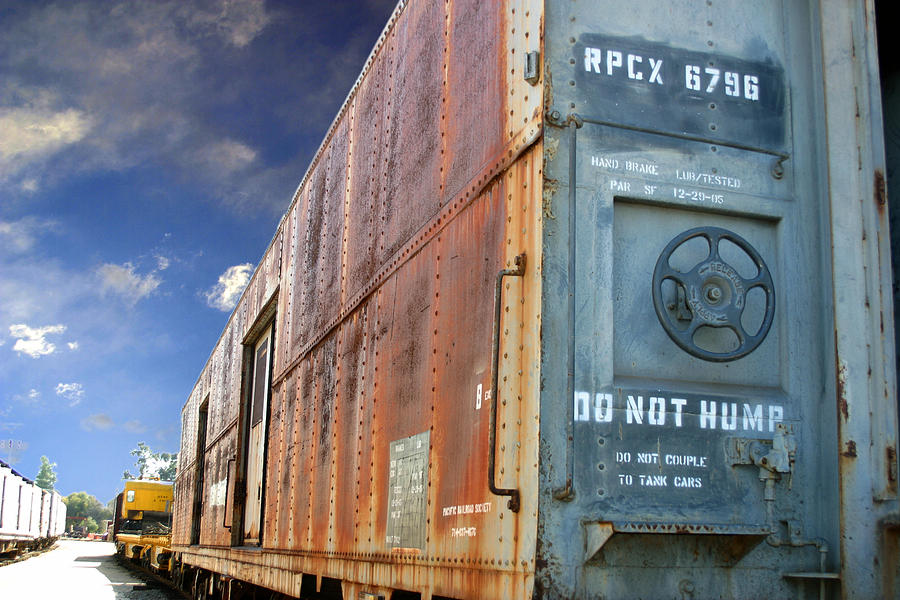Train Photograph - Do Not Hump by Anthony Jones