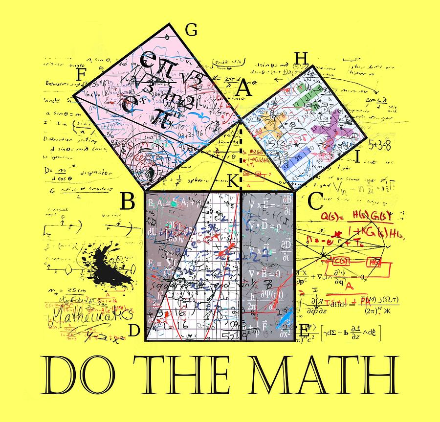 Mathematics Digital Art - Do the Math by Mal Bray