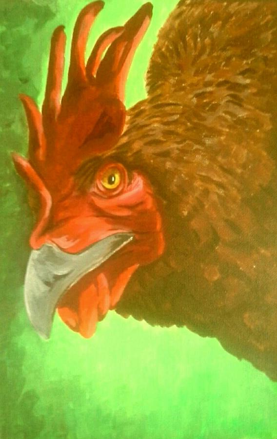 Do You Want To Play Chicken Painting