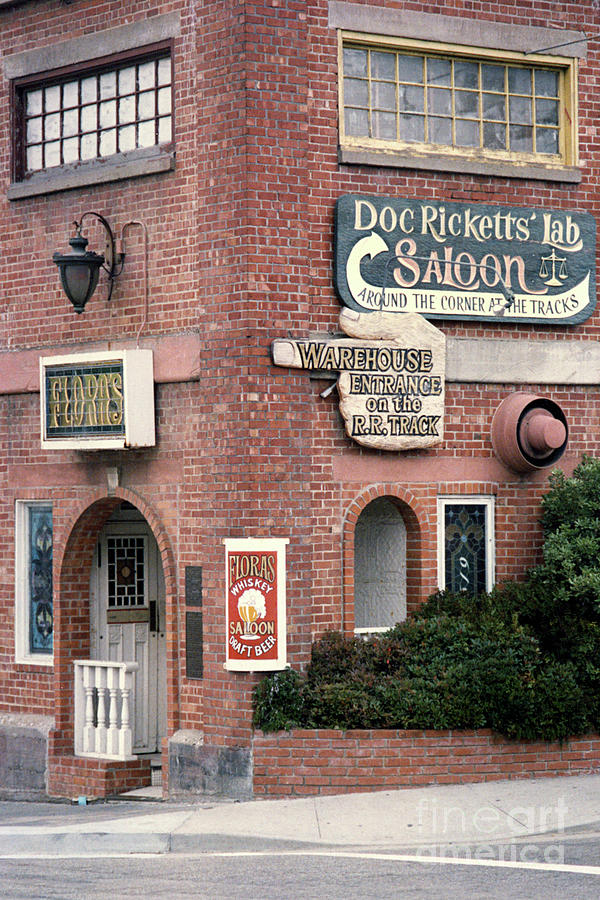 Beer Photograph - Doc Ricketts Lab Saloon Cannery Row Monterey 1980 by Monterey County Historical Society