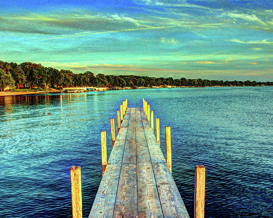 Dock at the Lake Photograph by Julie Pals - Fine Art America