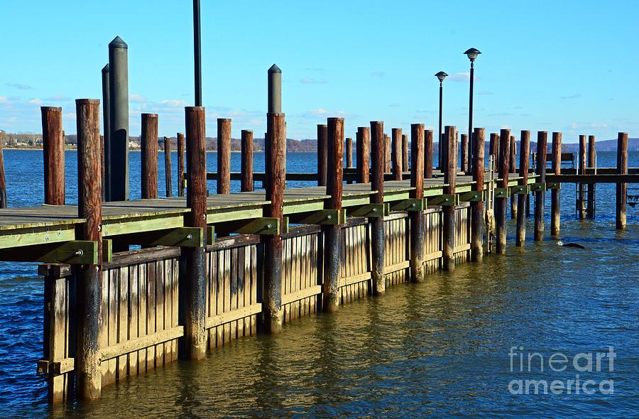 Dock by the bay - Chesapeake Photograph by Cindy Manero