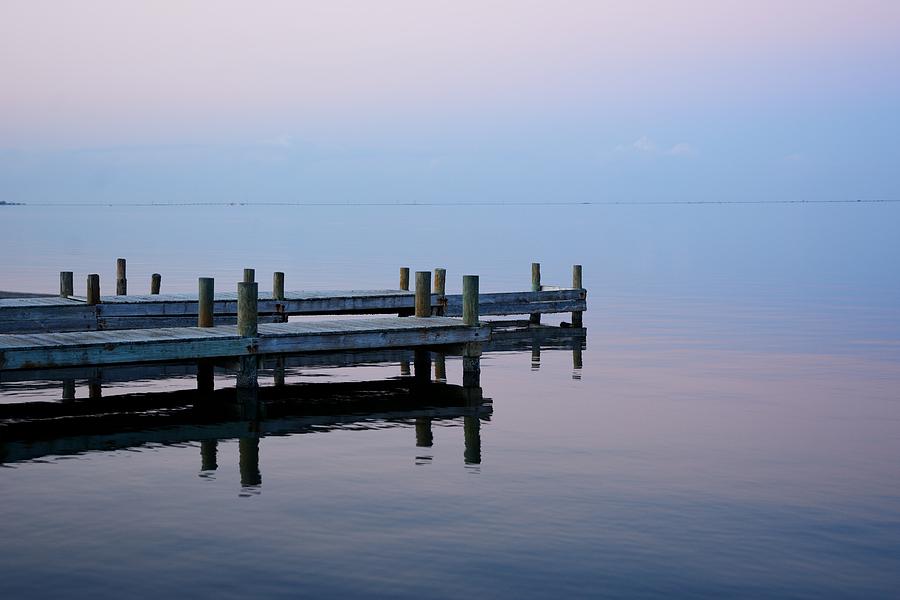 Dock on the Indian River Photograph by Bradford Martin