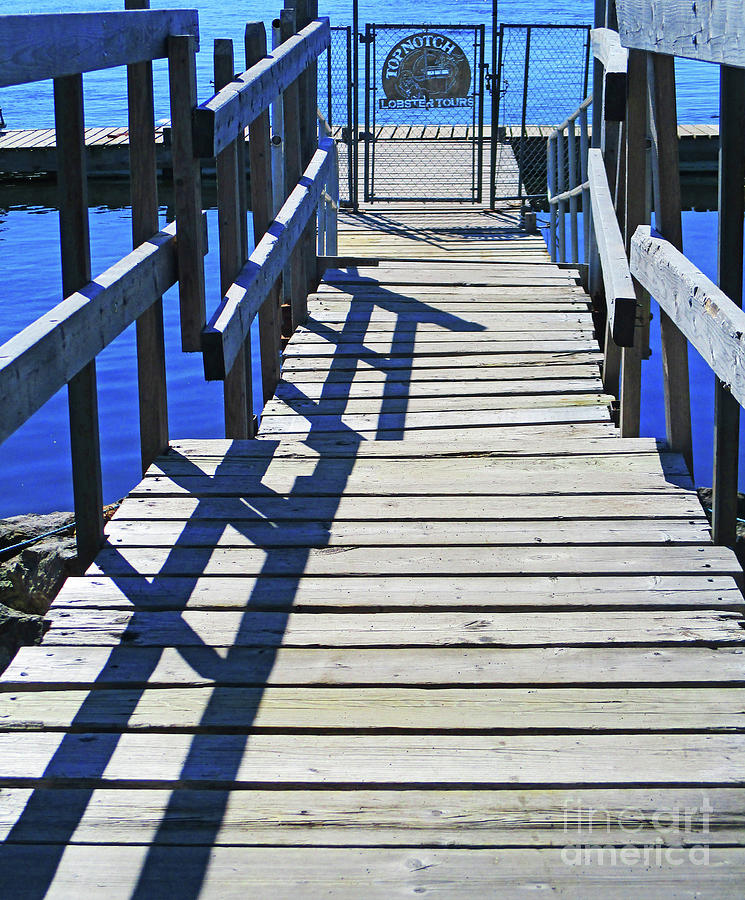 Dock Shadows Photograph by Randall Weidner