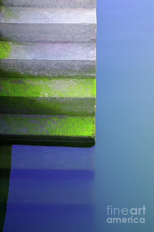 Abstract Photograph - Dock Stairs by Carlos Caetano