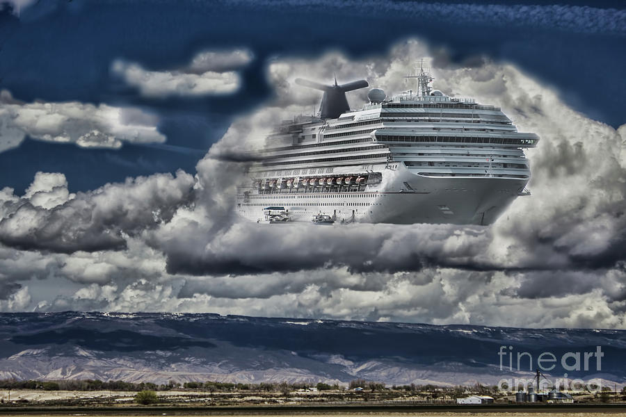 Docked In the Clouds Photograph by Steven Parker