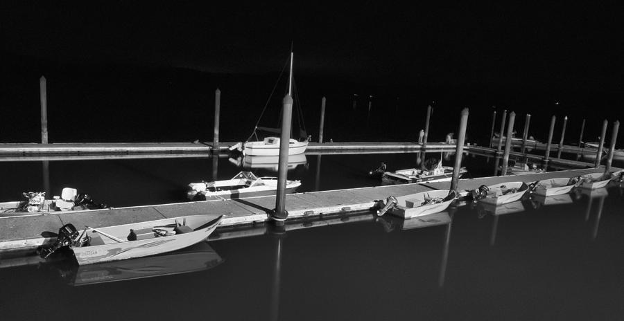 Docks at Night Photograph by HW Kateley