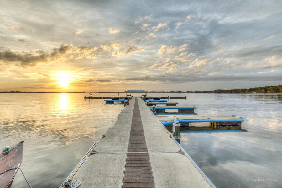 Docks of Lake Dora Photograph by Ronald Kotinsky - Fine Art America