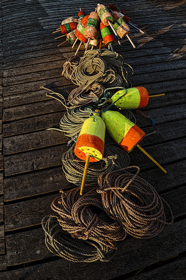 Nautical Photograph - Dockside Still Life by Marty Saccone