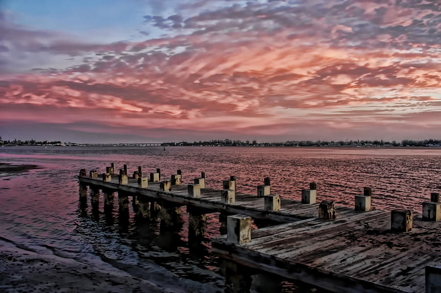 Dockside Sunrise Photograph By Hh Photography Of Florida