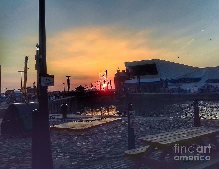 Dockside Sunset Photograph by Joan-Violet Stretch