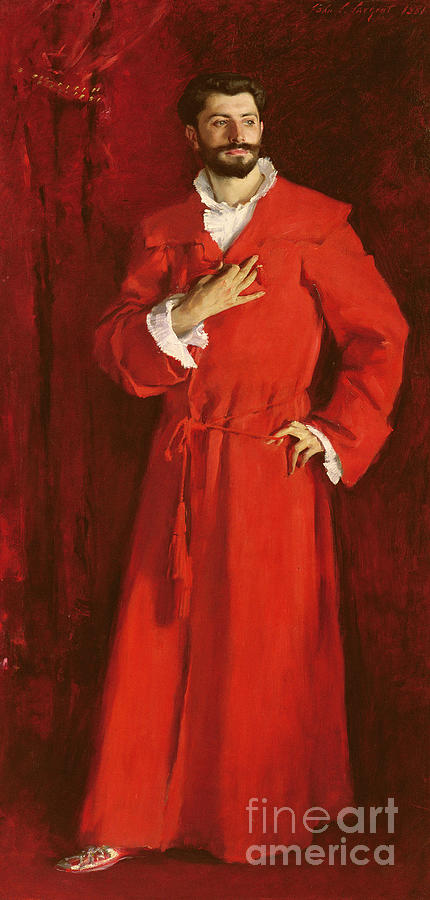 Doctor Pozzi at Home, 1881 Painting by John Singer Sargent