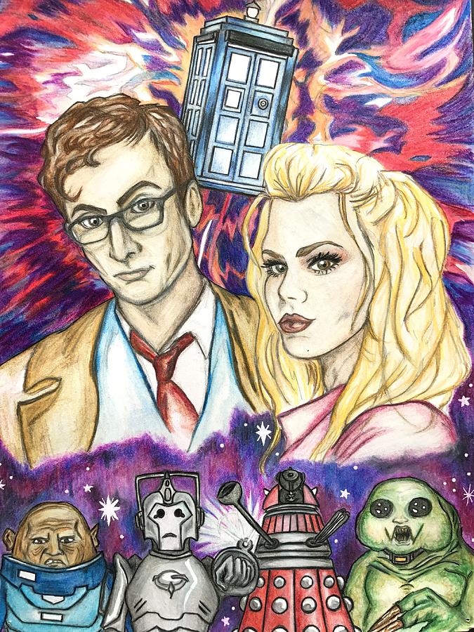 Doctor Who Drawing by Presley Gajewsky Fine Art America