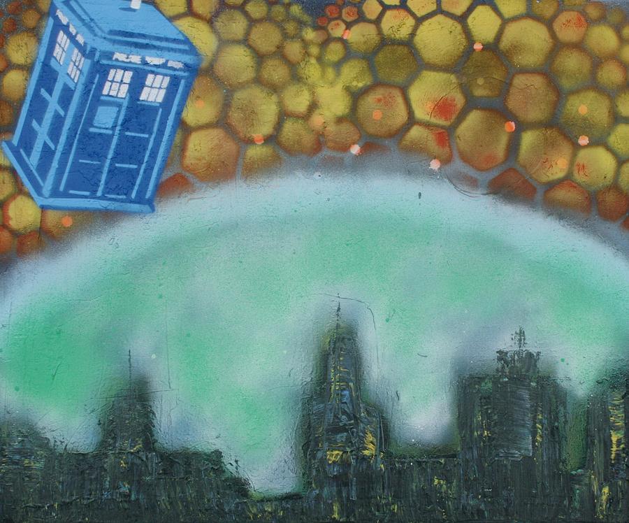 Vintage Painting - Doctor Who by Tim Blackburn