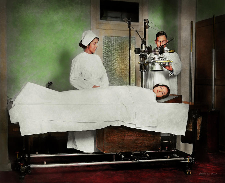 Doctor - Xray - Getting my head examined 1920 Photograph by Mike Savad
