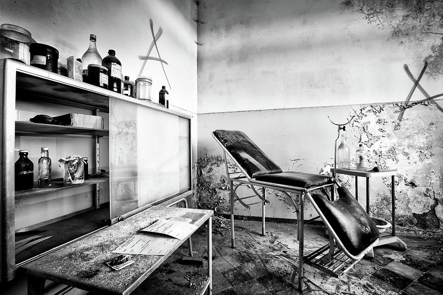 Doctors chair awaits patient - Urban decay Photograph by Dirk Ercken