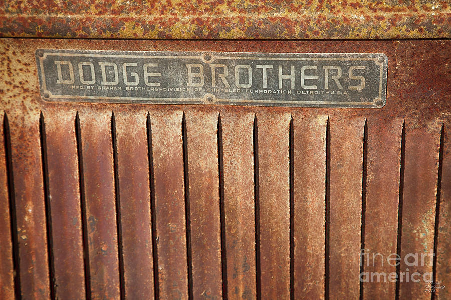 Dodge Brothers Photograph by David Millenheft