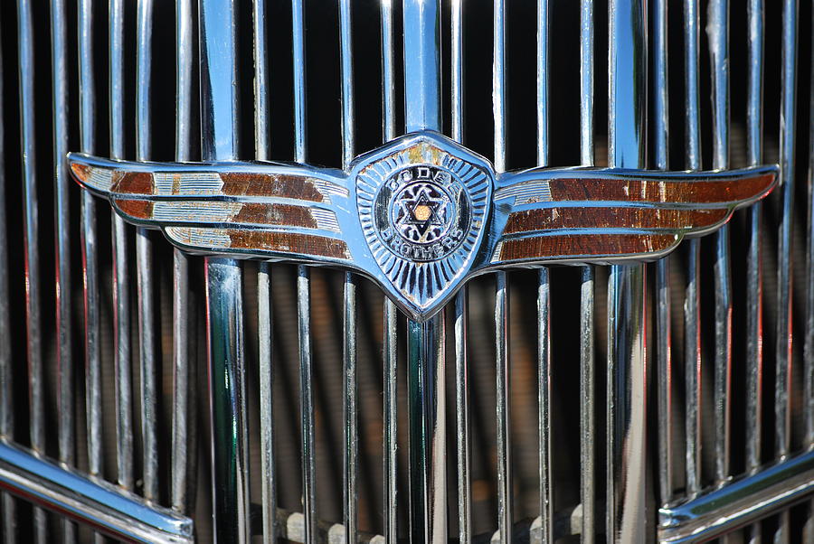 Dodge Brothers Logo and Grill Photograph by Heather Kirk