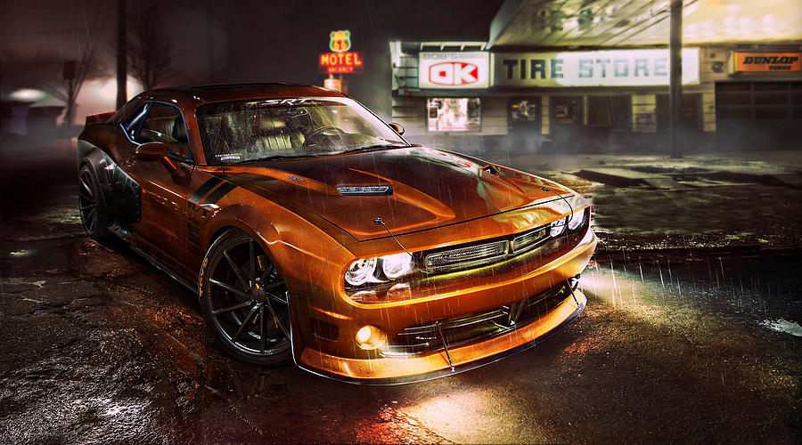Dodge Challenger R T Photograph by Movie Poster Prints
