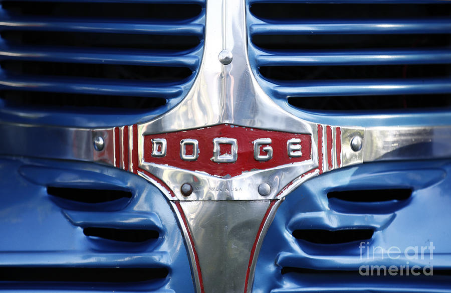 46 Dodge Chrome Grill Photograph by Richard Lynch