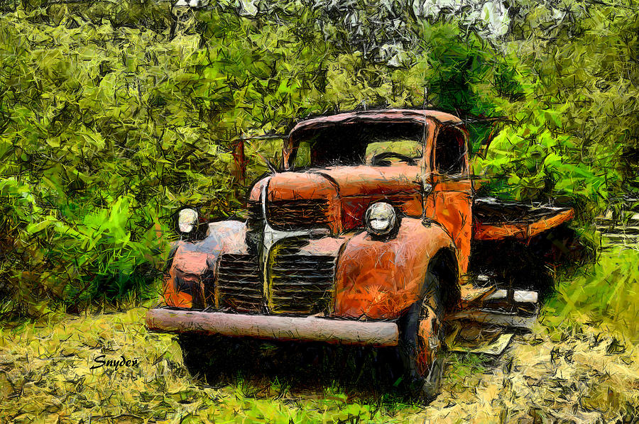 Dodge Flatbed Truck Harmony Photograph by Floyd Snyder