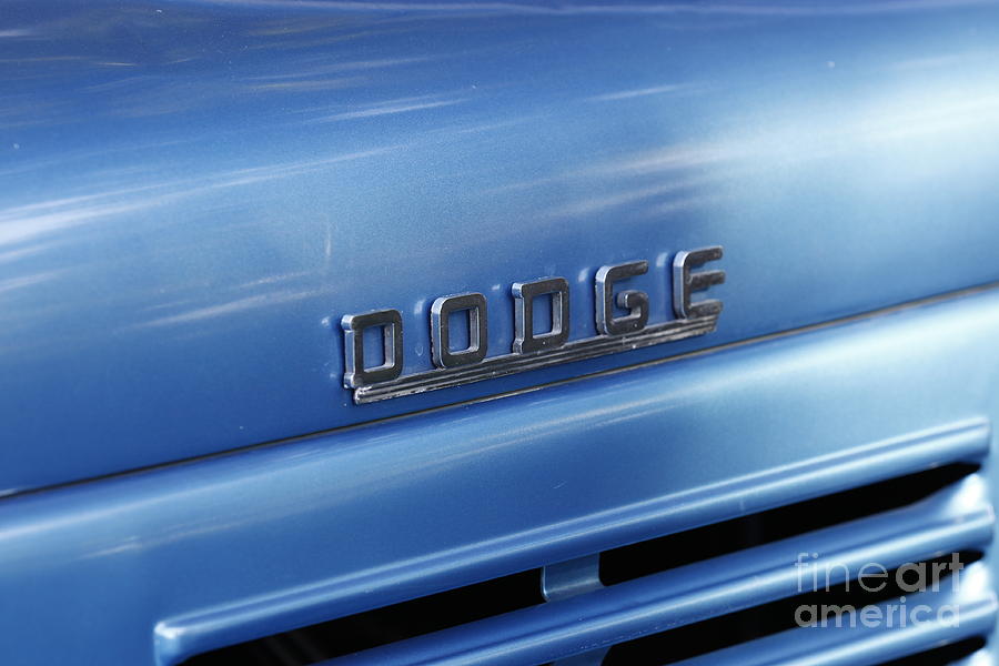 Dodge Hood Emblem Photograph by Richard Lynch