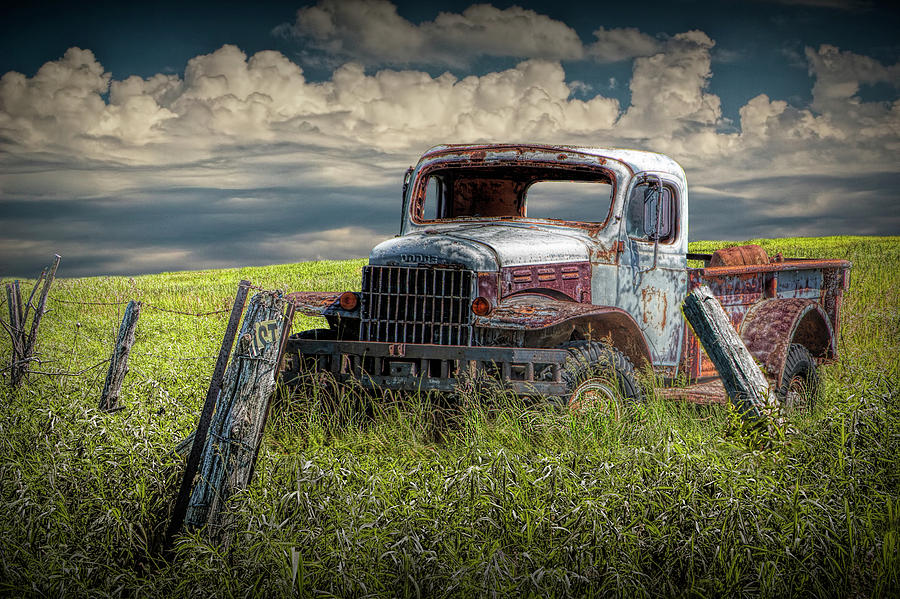 Dodge Truck has seen its Day Photograph by Randall Nyhof