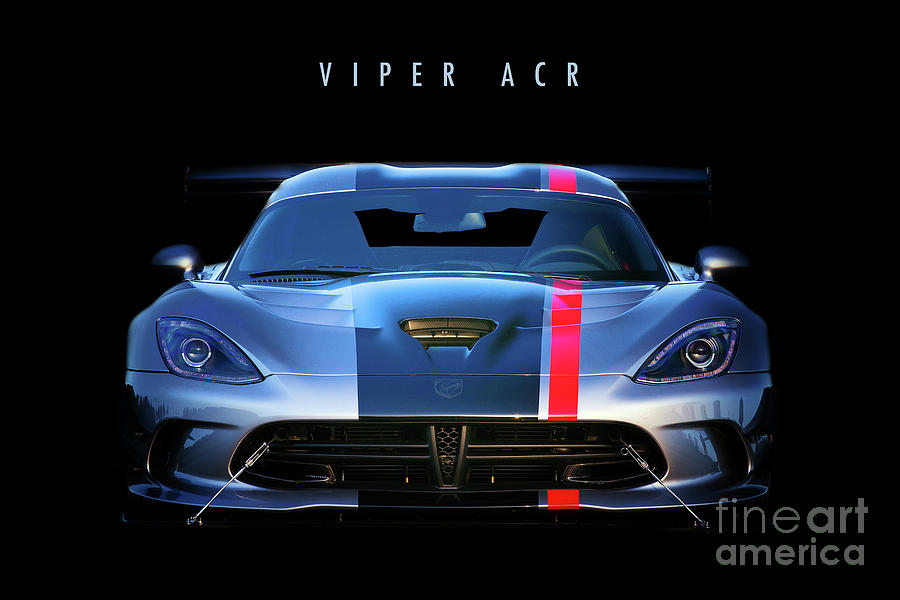 Dodge Viper ACR Digital Art by Airpower Art