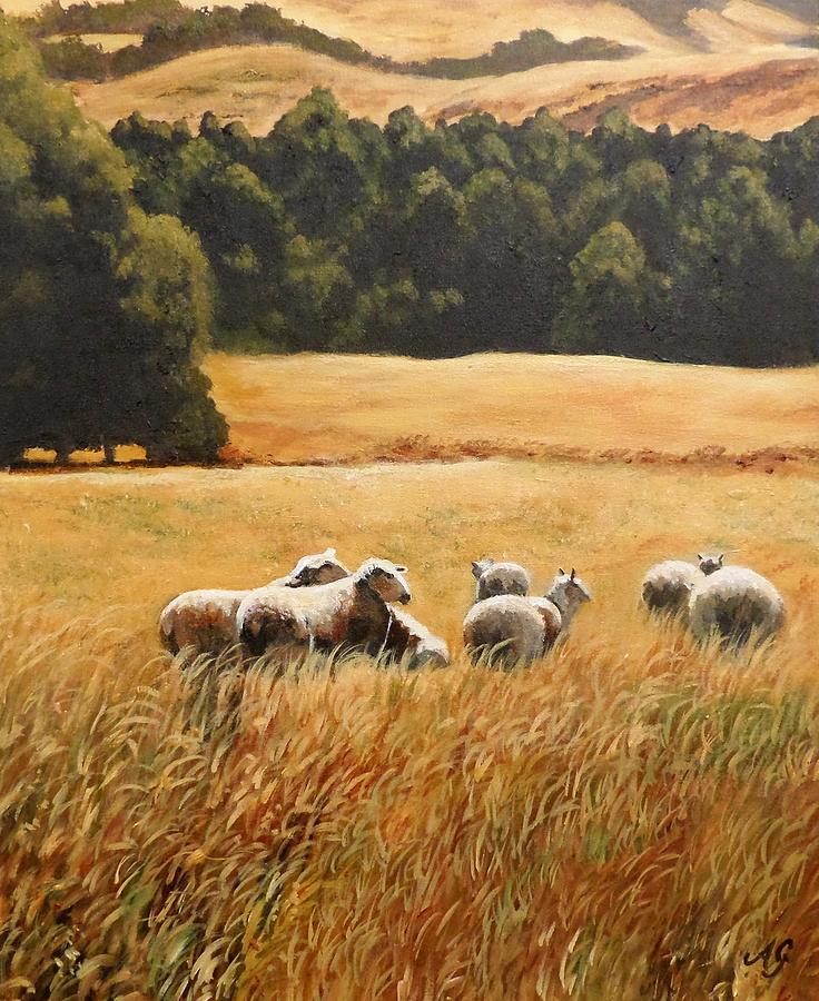 Golden Fleece Painting by Anne Gardner