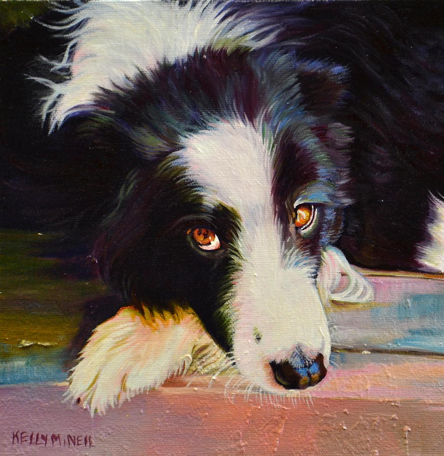 Dog Painting - Dog Days of Summer by Kelly McNeil