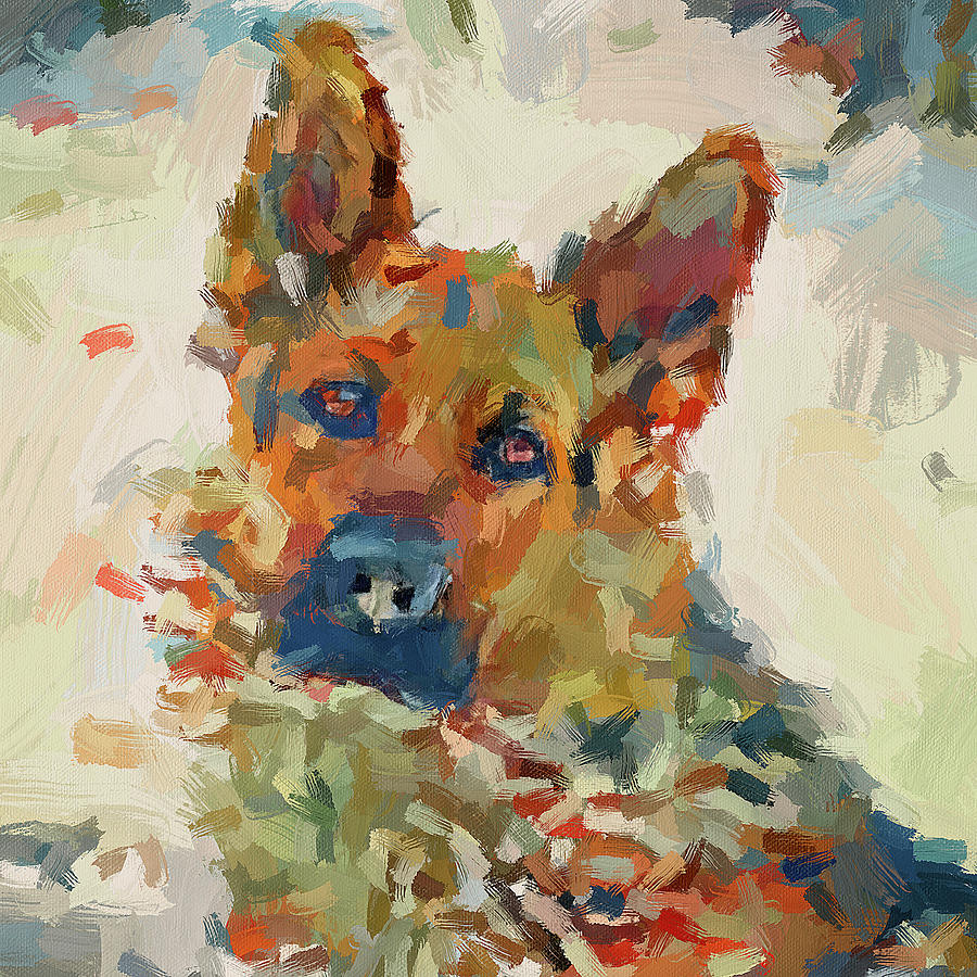 Dog Impression Digital Art by Yury Malkov
