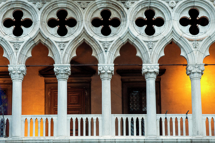 Doges Palace Up Close Photograph by Andrew Soundarajan
