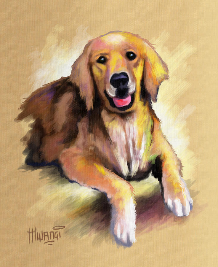 Doggy Woggy Painting by Anthony Mwangi
