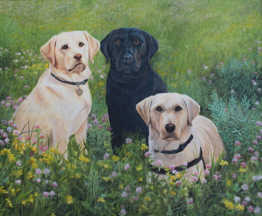 Dogs With Wings Painting by Tammy Taylor