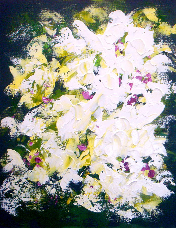 Dogwood Blossoms Painting by Celeste Friesen