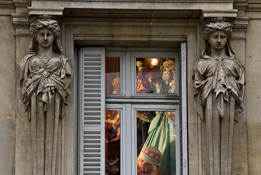 Doll Shop Window Photograph by Harry Spitz